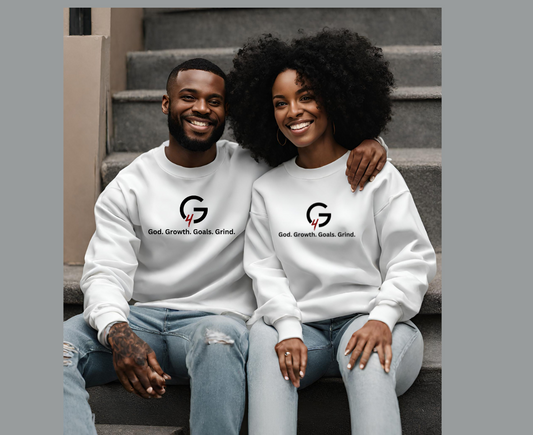 G-4 (God. Growth. Goals. Grind.) Crewneck